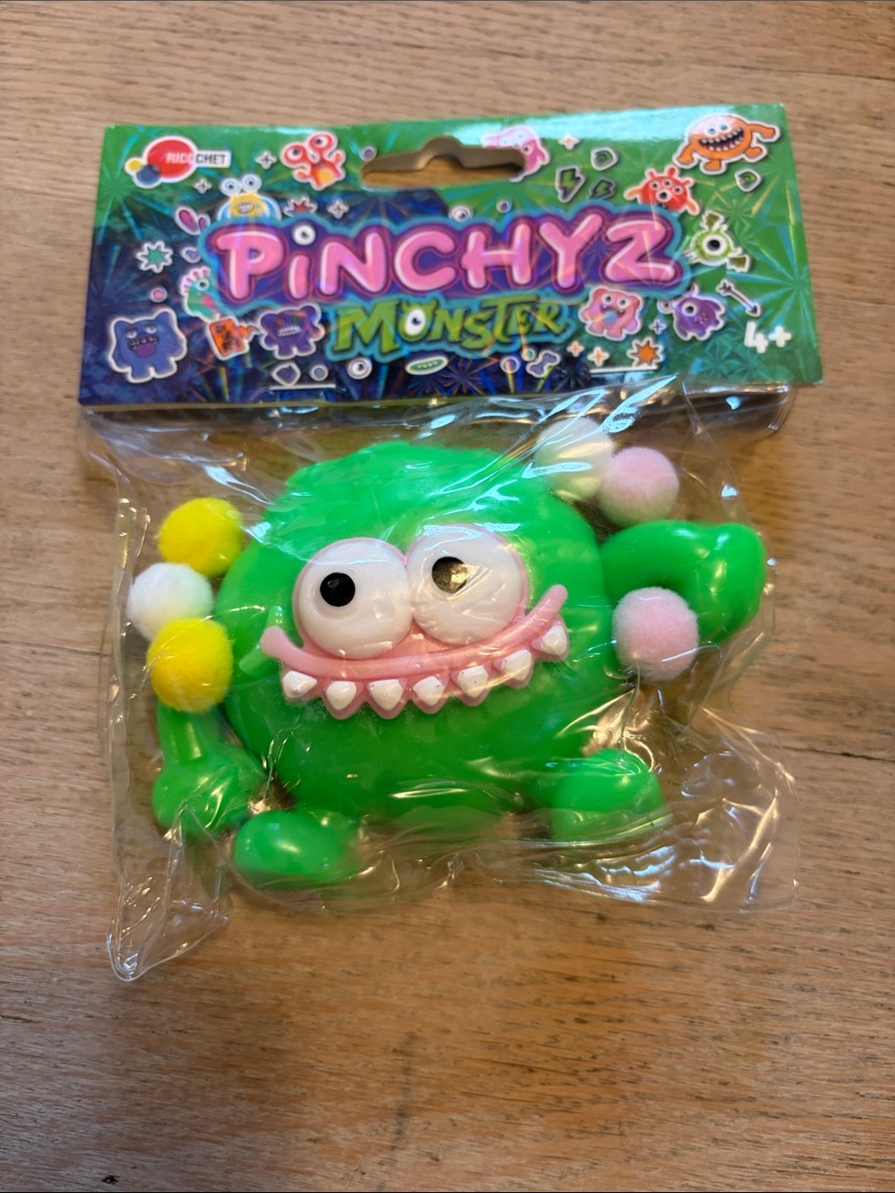 Pinchyz Monster Green Squishy Squeeze Monster